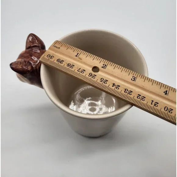 Orange Tabby Cat Coffee Tea Mug Thailand Toothbrush Holder, Pencil Cup Novelty - Picture 8 of 9